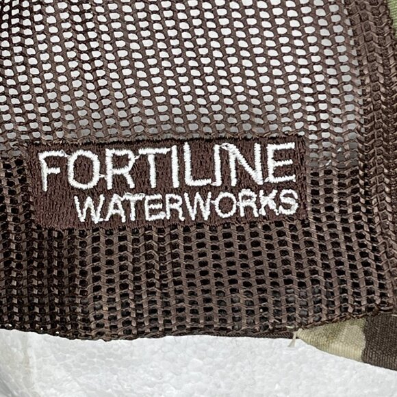 Fortline Waterworks Trucker Hat Camo Cap Pacific Snapback - Picture 6 of 12
